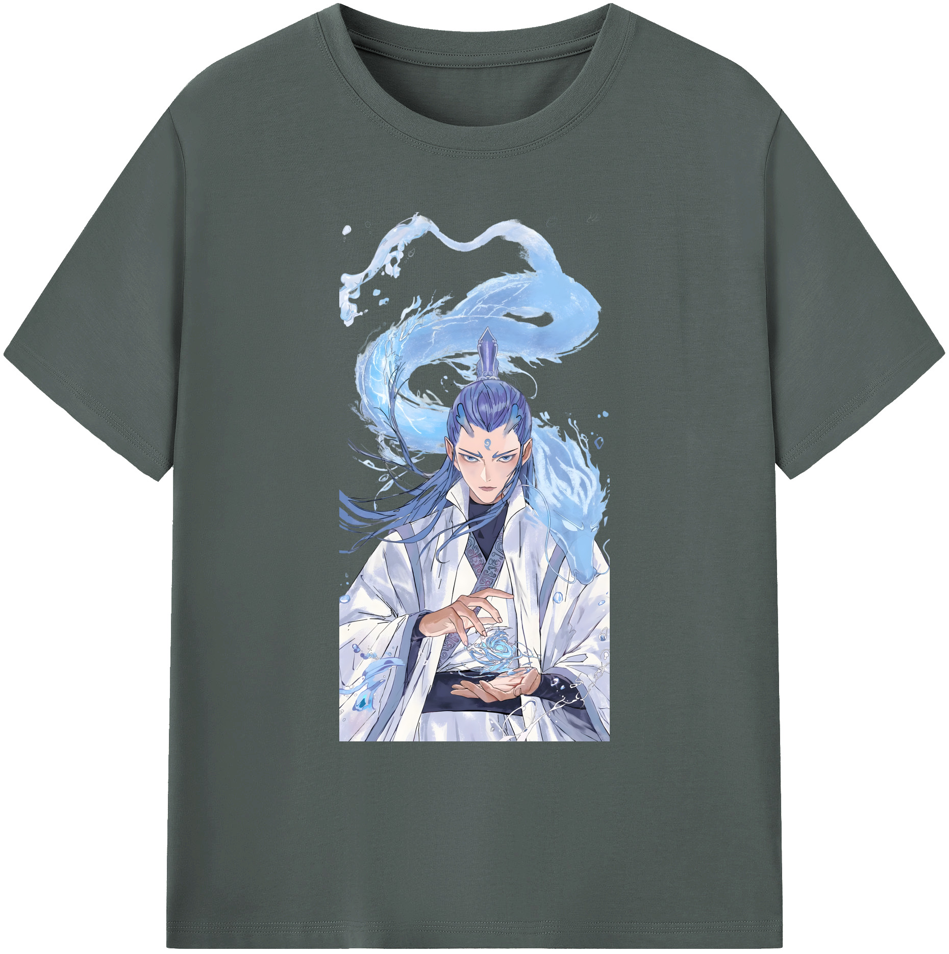 （画像用） Ne Zha 2 ナタ 魔童の大暴れ 綿100％ メンズ半袖Tシャツ｜肌触りやわらか＆通気性